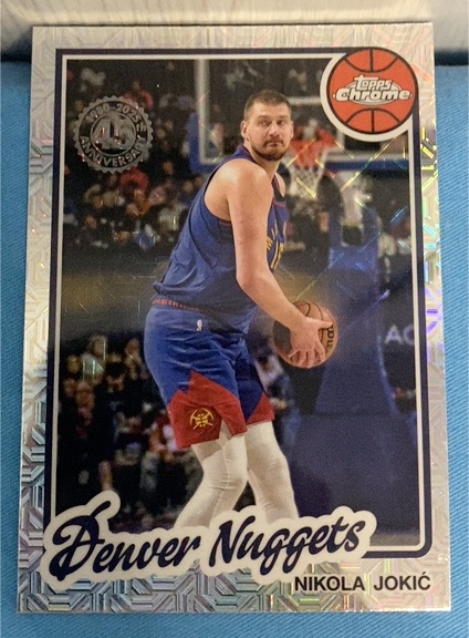 2025-26 Topps 1980-81 Topps Chrome #TC-NJ Nikola Jokić — front