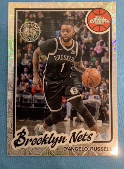 2025-26 Topps Chrome #TC-DR D'Angelo Russell — front