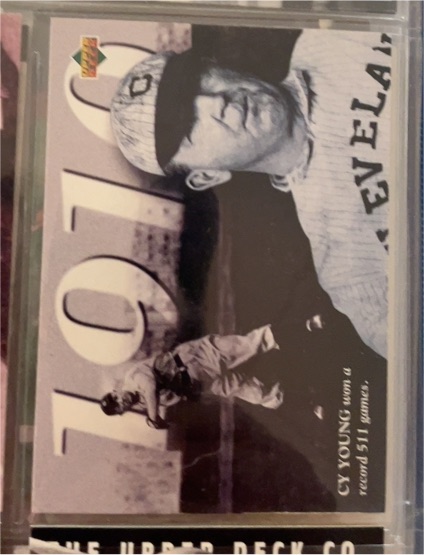 1994 Upper Deck All-Time Heroes #105 Cy Young — front