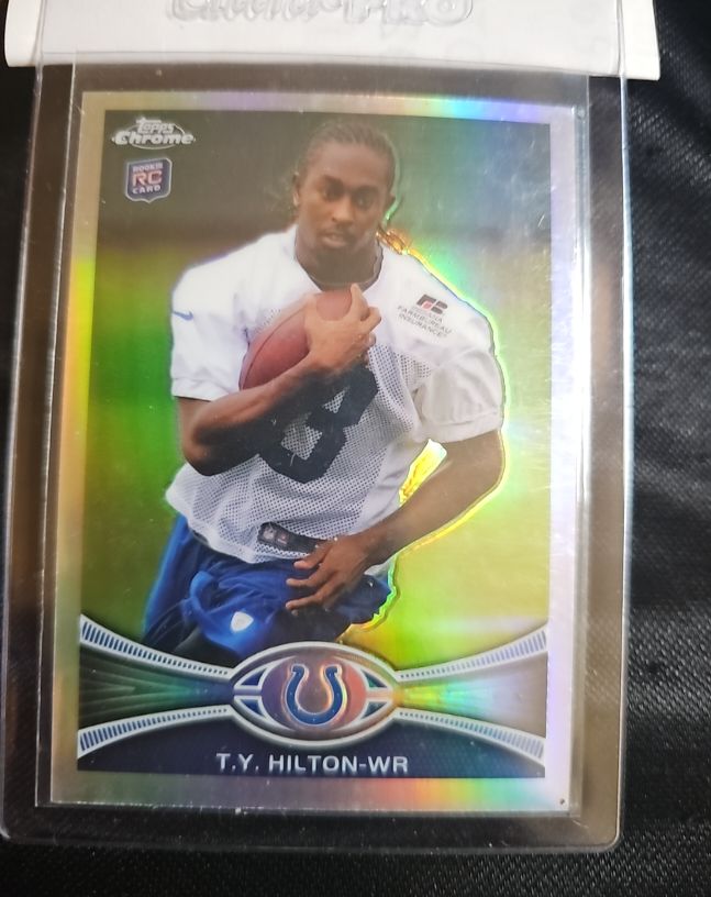 2012 Topps Chrome #168 T.Y. Hilton — front