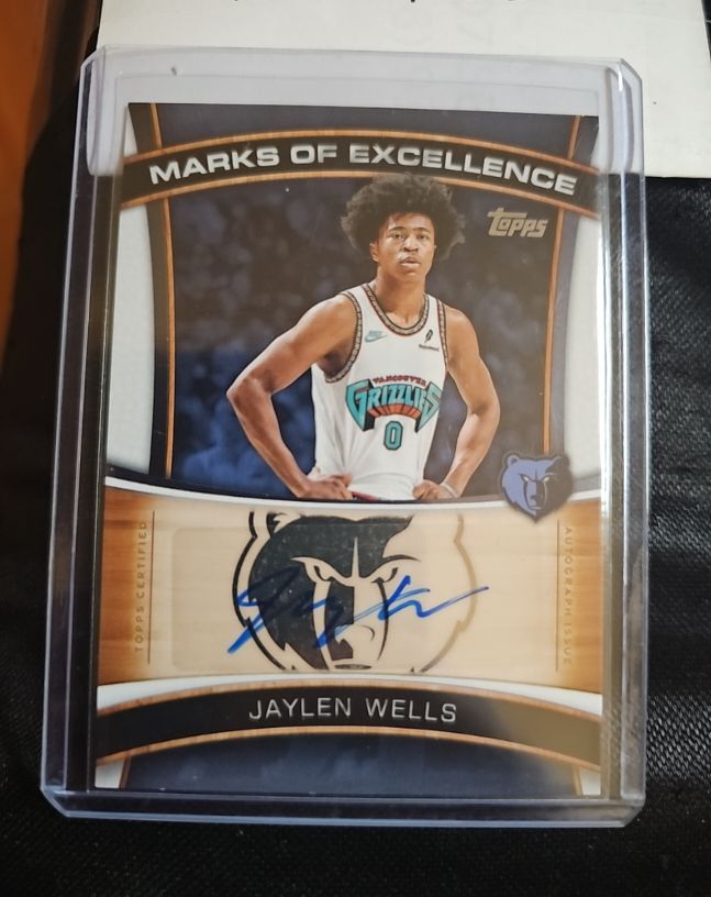2025-26 Topps Marks of Excellence #ME-JW Jaylen Wells — front