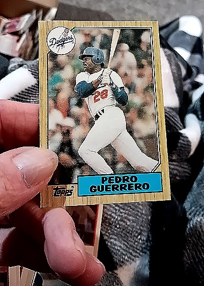 1987 Topps #360 Pedro Guerrero — front