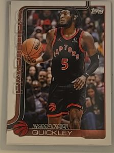 2025-26 Topps #32 Immanuel Quickley — front