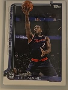 2025-26 Topps #142 Kawhi Leonard — front
