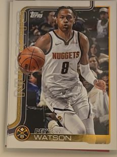 2025-26 Topps Basketball #106 Peyton Watson — front