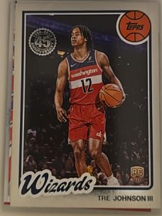 2025-26 Topps 45th Anniversary #80BK-97 Tre Johnson III — front