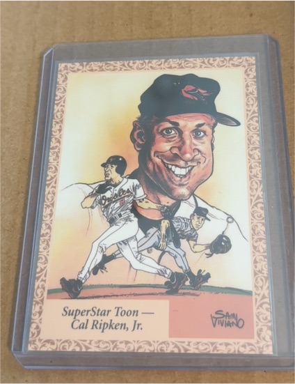 1998 Fleer Sports Illustrated Superstar Toon #6 Cal Ripken, Jr. — front
