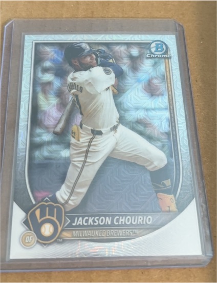 2025 Bowman Chrome #11 Jackson Chourio — front