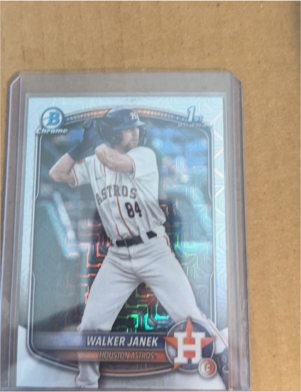 2025 Bowman Chrome #BCP-15 Walker Janek — front