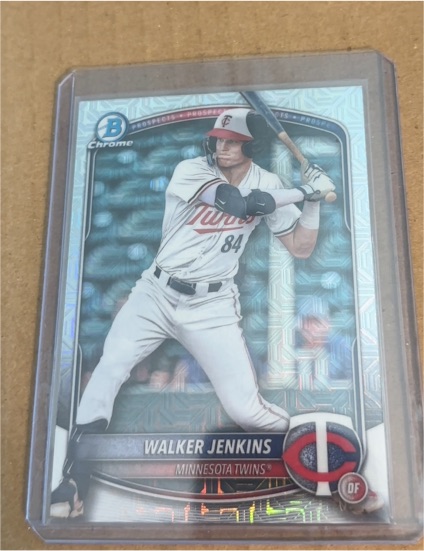 2025 Bowman Chrome Prospects #BCP-1 Walker Jenkins — front