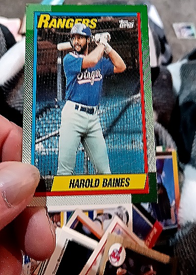 1990 Topps #345 Harold Baines — front