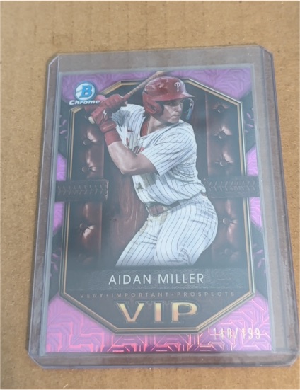 2025 Bowman Chrome #VIP-19 Aidan Miller — front