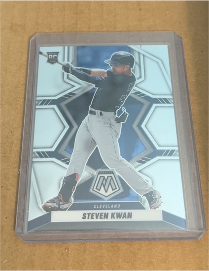 2022 Panini Mosaic #273 Steven Kwan Rookie Card — front