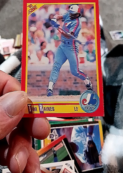 1990 Score #409 Tim Raines — front