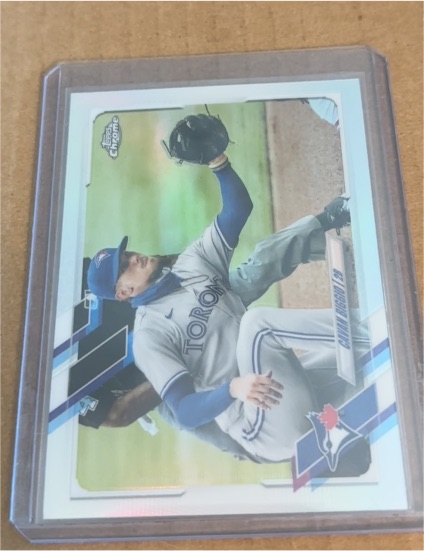 2021 Topps Chrome #128 Cavan Biggio — front