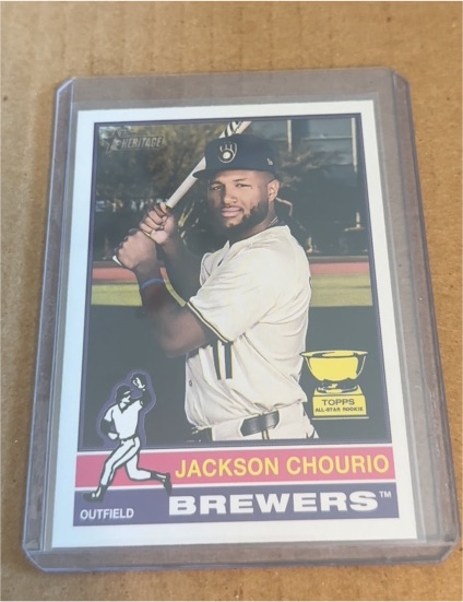2025 Topps Heritage #106 Jackson Chourio — front
