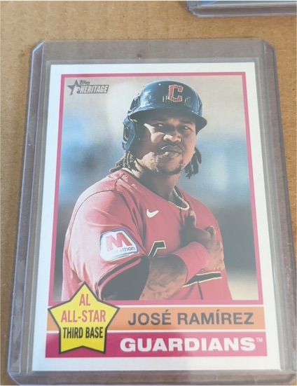 2025 Topps Heritage #169 José Ramírez — front
