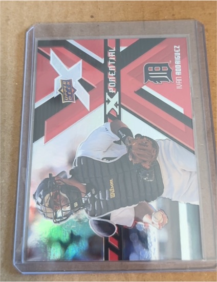 2008 Upper Deck X Xponential #X-IR Ivan Rodriguez — front