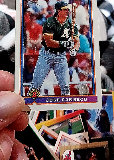 1991 Bowman #372 Jose Canseco — front