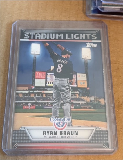 2011 Topps Opening Day Stadium Lights #UL-10 Ryan Braun — front
