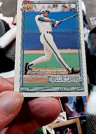 1991 Topps #140 Fred McGriff — front