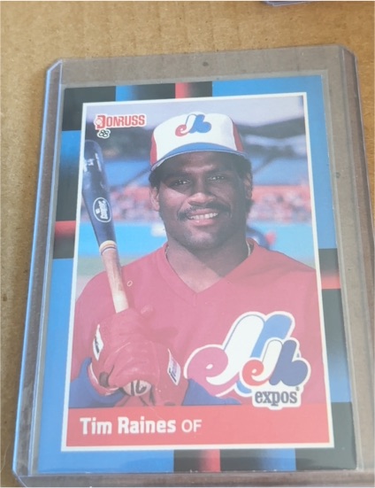 1988 Donruss #345 Tim Raines — front