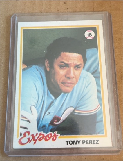 1978 Topps #15 Tony Perez Montreal Expos — front
