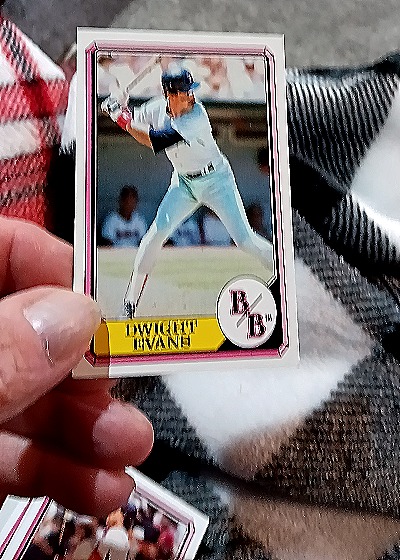 1987 Topps Boardwalk & Baseball #7 Dwight Evans — front