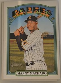 2021 Topps Heritage #566 Manny Machado — front