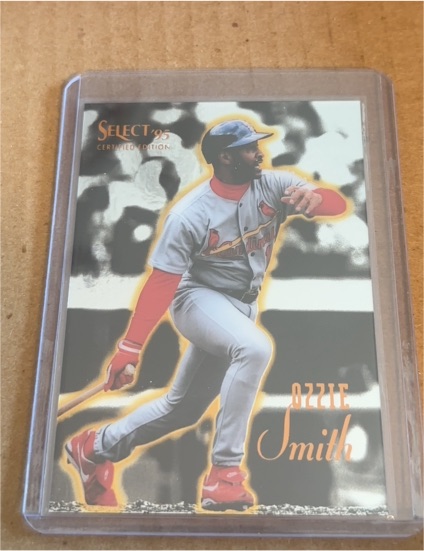 1995 Select Certified #55 Ozzie Smith — front