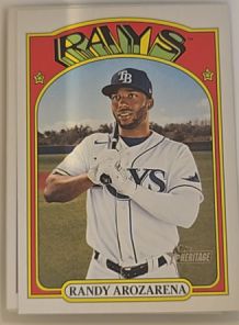 2021 Topps Heritage #663 Randy Arozarena — front