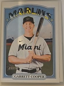2021 Topps Heritage #633 Garrett Cooper — front