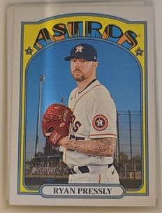 2021 Topps Heritage #688 Ryan Pressly — front