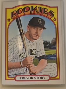 2021 Topps Heritage #600 Trevor Story — front