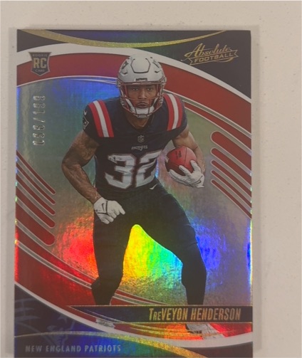 2025 Panini Absolute Football #188 TreVeyon Henderson — front