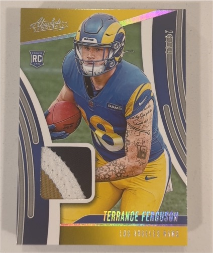 2024 Panini Absolute Rookie Materials #ARM-TF Terrance Ferguson — front