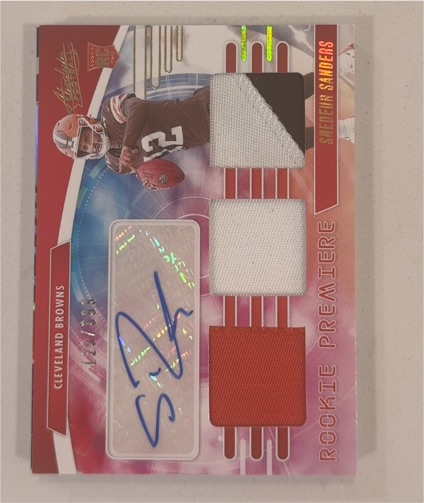 2024 Panini Absolute Rookie Premiere #RPM-SS Sterling Sanders — front