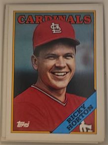 1988 Topps #34 Ricky Horton — front