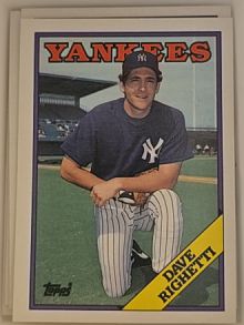 1988 Topps #790 Dave Righetti — front