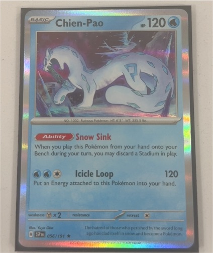 2023 Pokémon SV08: Surging Sparks #056 Chien-Pao — front