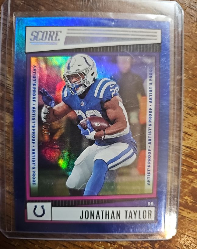 2022 Panini Score #12 Jonathan Taylor — front
