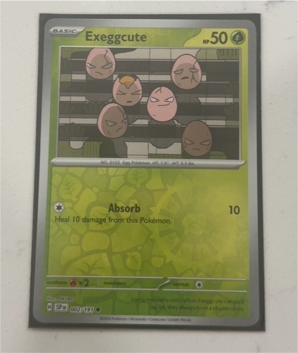 2024 Pokémon SV08: Surging Sparks #002 Exeggcute — front