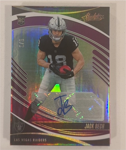 2025 Panini Absolute Football #128 Jack Bech — front