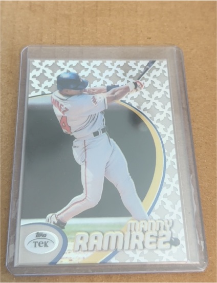 1998 Topps Tek #66 Manny Ramirez — front