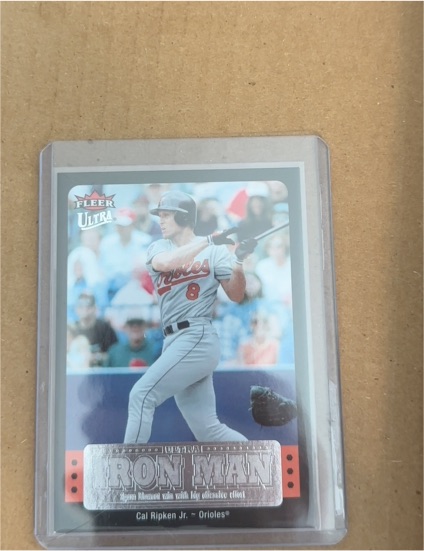 2000 Fleer Ultra Iron Man #IR-1 Cal Ripken Jr. — front