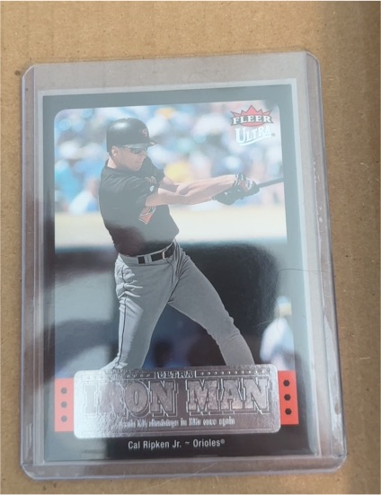 2007 Fleer Ultra Ultra Iron Man #UIM-27 Cal Ripken Jr. — front