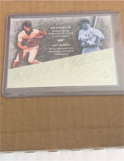 2007 Upper Deck Iron Men #IM19 Cal Ripken Jr Lou Gehrig — front