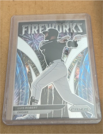 2022 Panini Prizm Fireworks #F-2 Luis Robert — front
