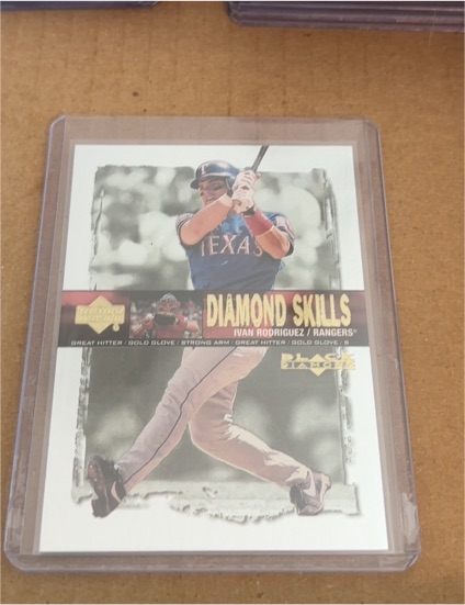 2000 Upper Deck Black Diamond Rookie Edition #S5 Ivan Rodriguez — front