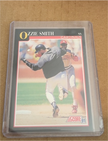 1991 Score #825 Ozzie Smith — front